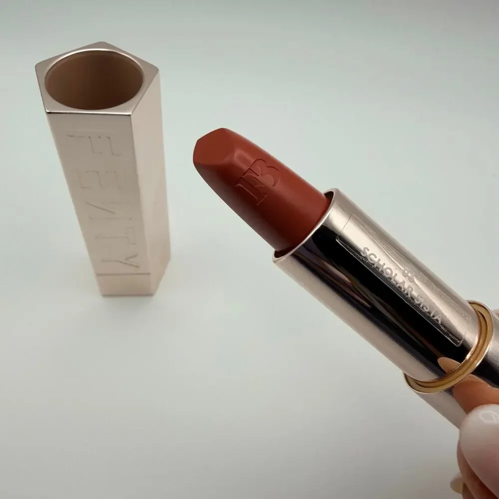 Fenty Beauty Icon Semi-Matte Refillable Lipstick 06 Scholar Sista Case Included